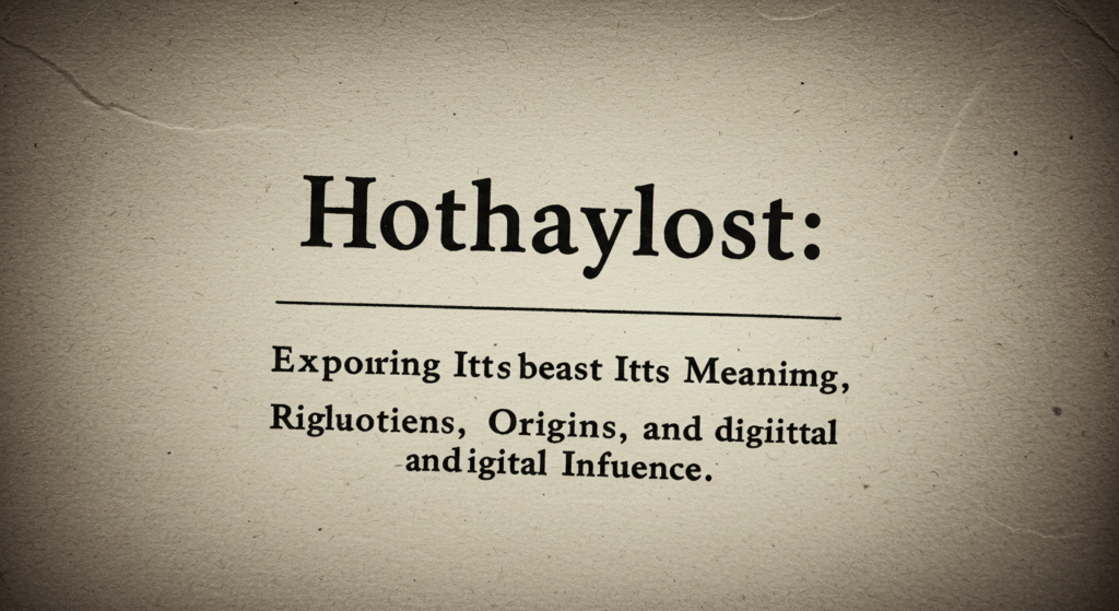Hothaylost